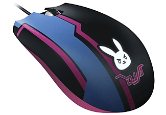 RAZER D.Va Abyssus Elite - Gaming Maus, Kabelgebunden, 7200 DPI, Schwarz, pink