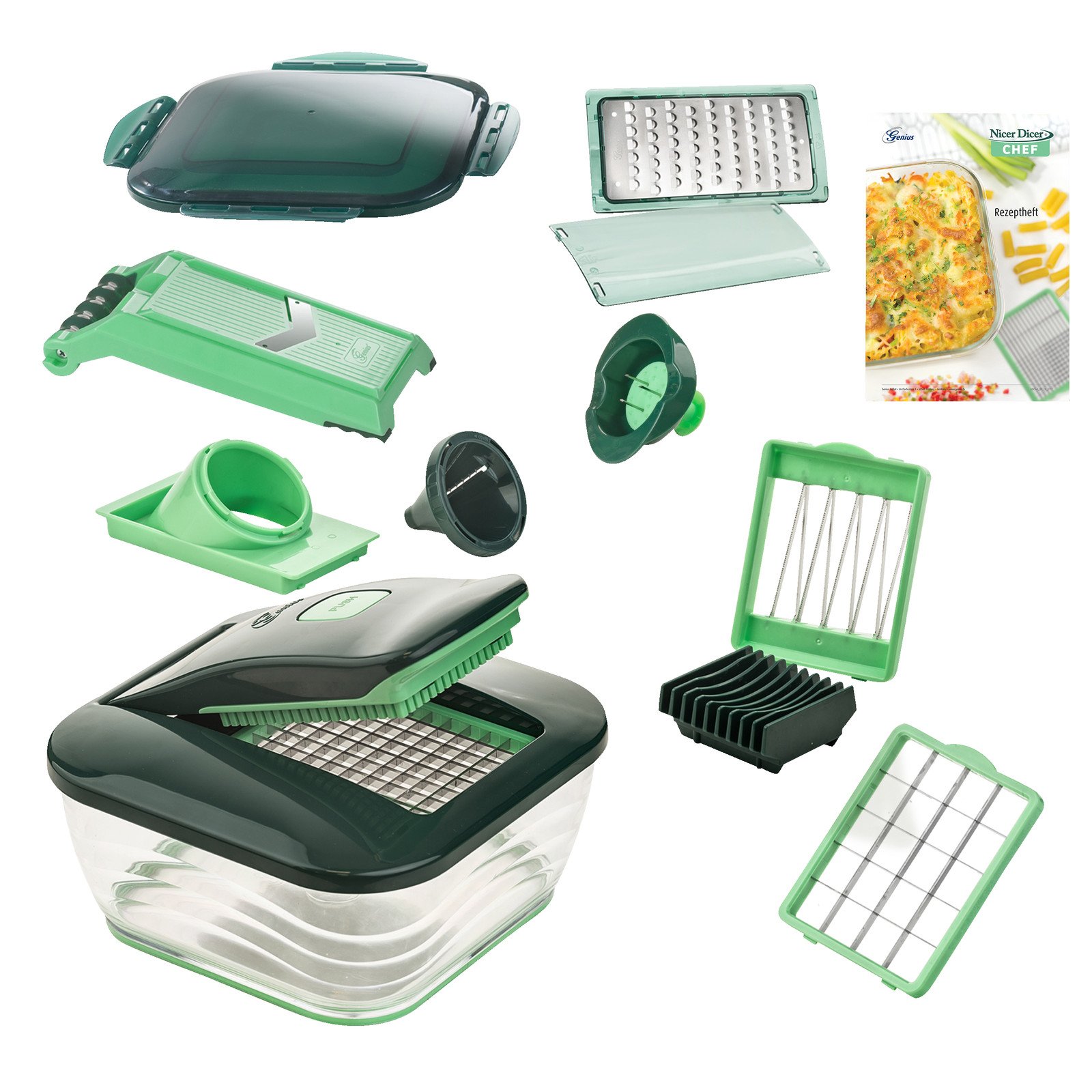 GENIUS Nicer Dicer Chef 15-tlg. Hobel-Set | eBay