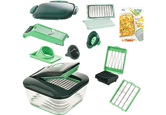 Nicer Dicer Chef Gemüseschneider - Verstellbarer Hobel Mit Handy Hopper Für Perfekte Scheiben