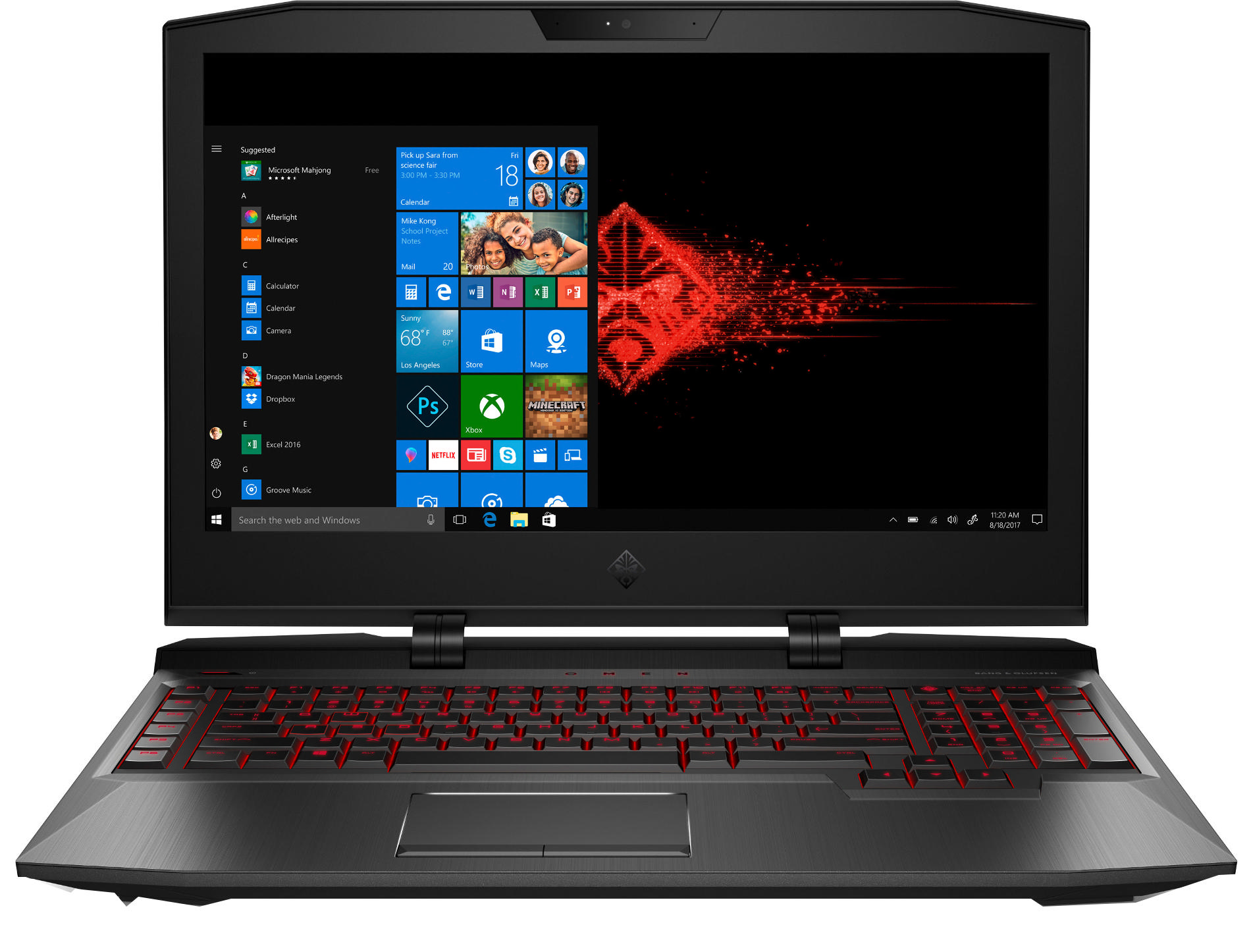 HP 2PJ71EA Omen X i7-7820HK 32GB 1TB+512 SSD Win10 Gaming Laptop Siyah