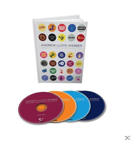 Een cd-boxset met meerdere gekleurde schijven, met verschillende muzikanten.