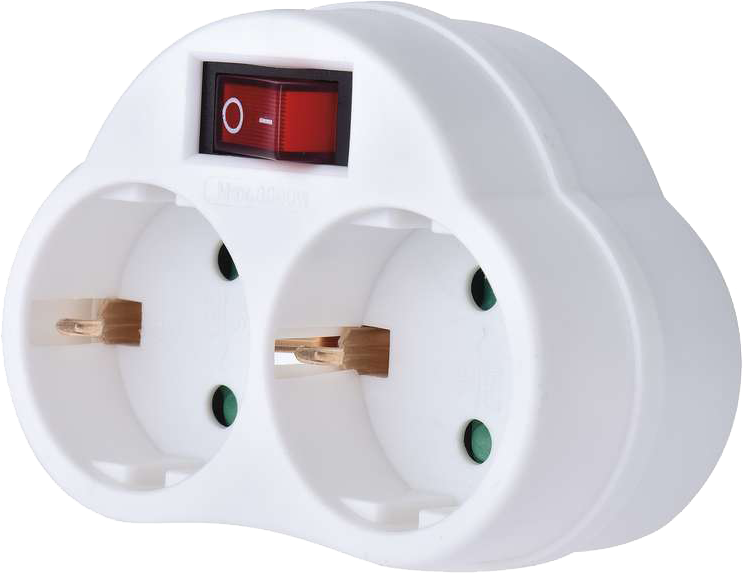 EMOS P0063 Elosztó Aljzat 2X kapcsolós