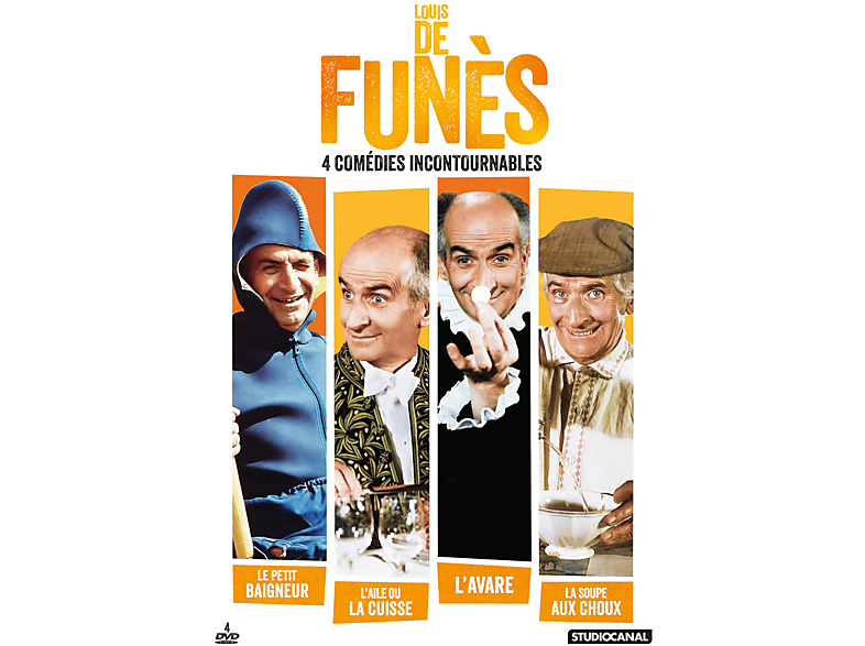 Louis de Funès: Coffret 4 film DVD