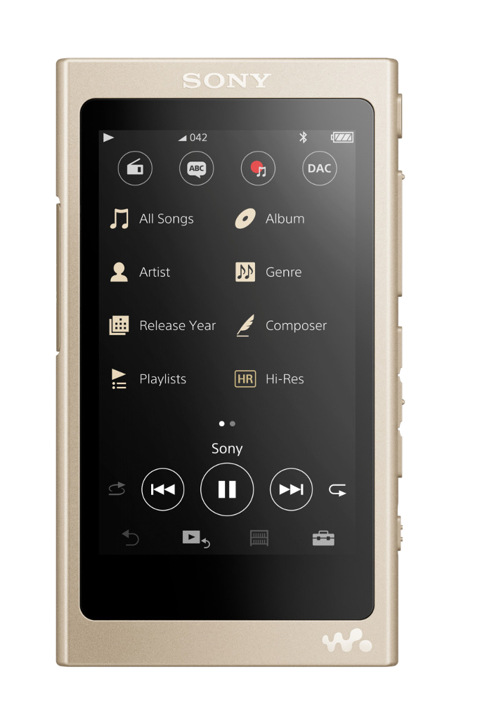 SONY NWA45N HiRes MP3/MP4 lejátszó (bluetooth, NFC)