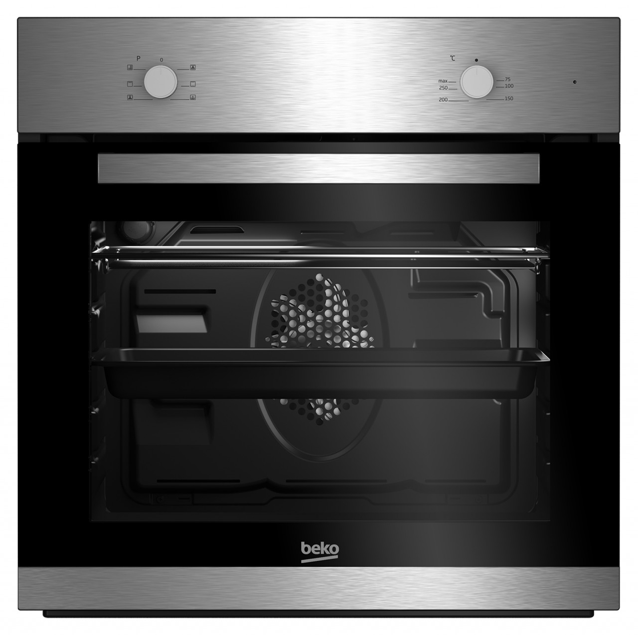 BEKO BIE22000X, Backofen (Einbaugerät, 66 l, 594 mm breit)