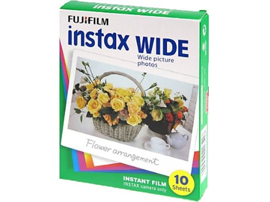 FUJIFILM Instax Color 10 Blätter - Analogfilm (Weiss)