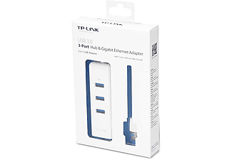 TP-LINK UE330 USB 3.0 3 Port Hub Ve Gigabit Ethernet Adaptör 2'si 1 Arada USB Adaptör_3