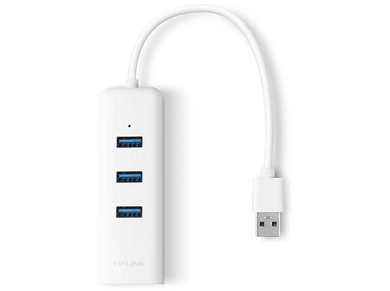 TP-LINK UE330 USB 3.0 3 Port Hub Ve Gigabit Ethernet Adaptör 2'si 1 Arada USB Adaptör