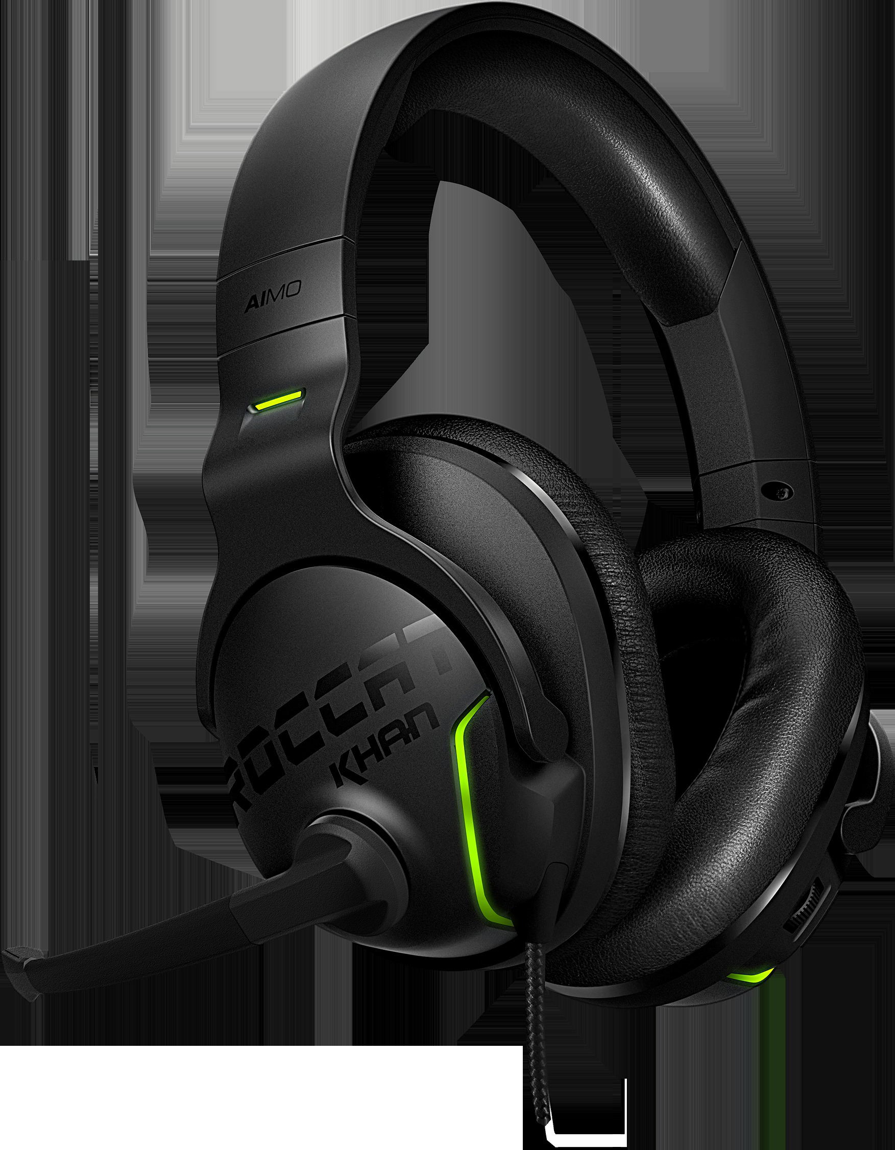 ROCCAT Khan Aimo 7.1, Over-ear Gaming Headset Schwarz