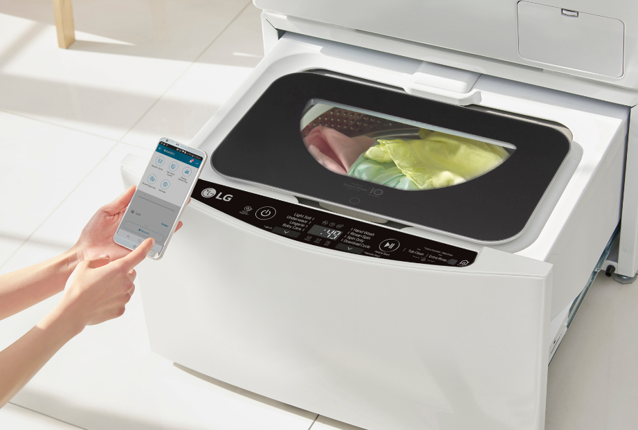 LG F8K5XN3 Twin Wash mini mosógép – kizárólag az FH6G1BCH2N típussal együtt működik