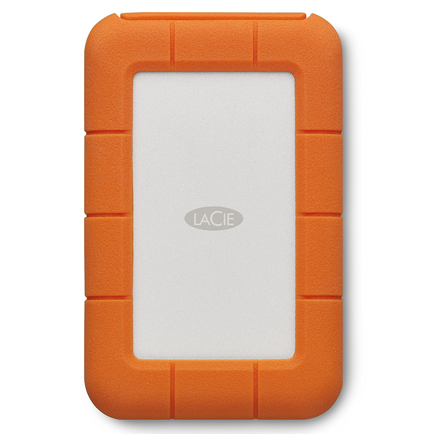 LACIE Rugged Thunderbolt USB-C Festplatte, 4 TB HDD, 2,5 Zoll, extern, Silber/Orange