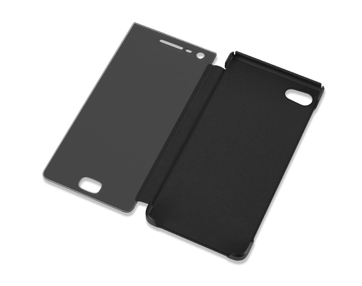 BLACKBERRY PRIVACY FLIP, Flip Cover, Blackberry, Schwarz Motion