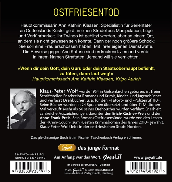 Klaus-peter Wolf - Ostfriesentod - (Ungekürzte (MP3-CD) [11] Lesung)