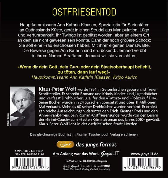 Klaus-peter Wolf - Ostfriesentod [11] (Ungekürzte Lesung)  - (CD)