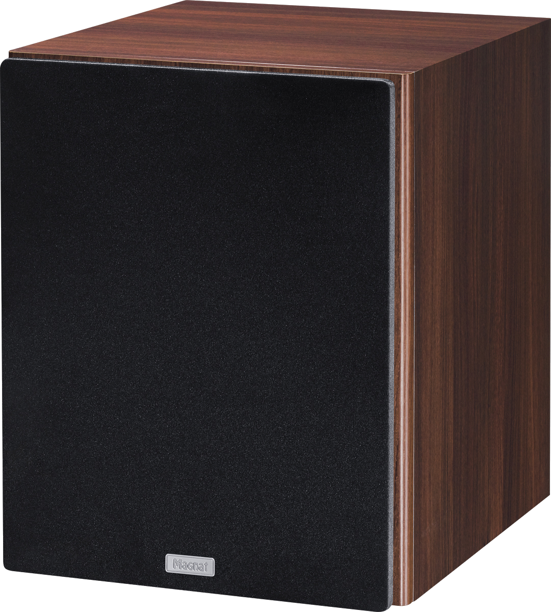 MAGNAT TEMPUS SW 300A MOCCA Aktív, hátrafele nyitott mélynyomó, mokka