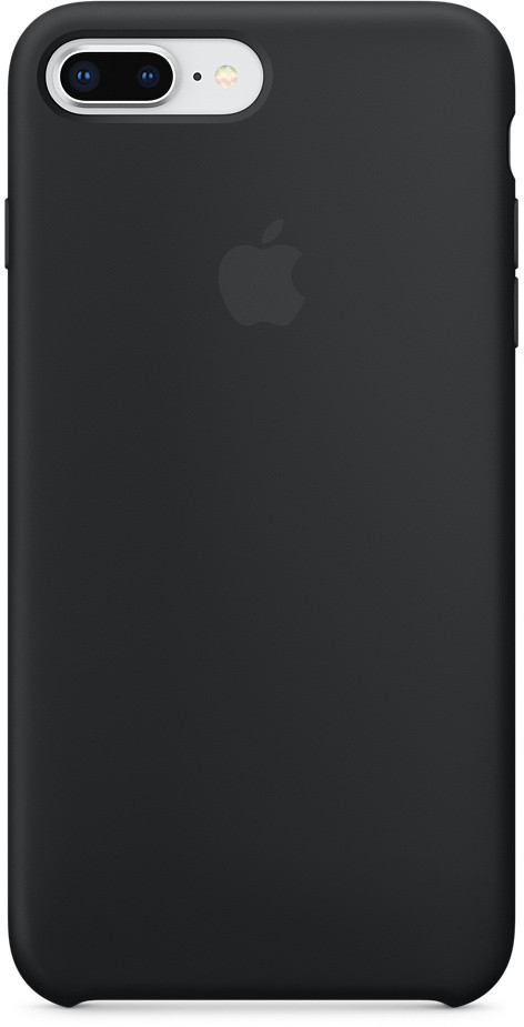 APPLE Cover Silicone iPhone 7+ / 8+ Noir (MQGW2ZM/A)