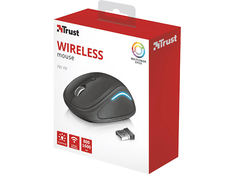 TRUST 22333 YVI Kablosuz Mouse Siyah