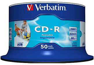 VERBATIM 43438 CD-R 700MB 52X 50ER CB - CD-R