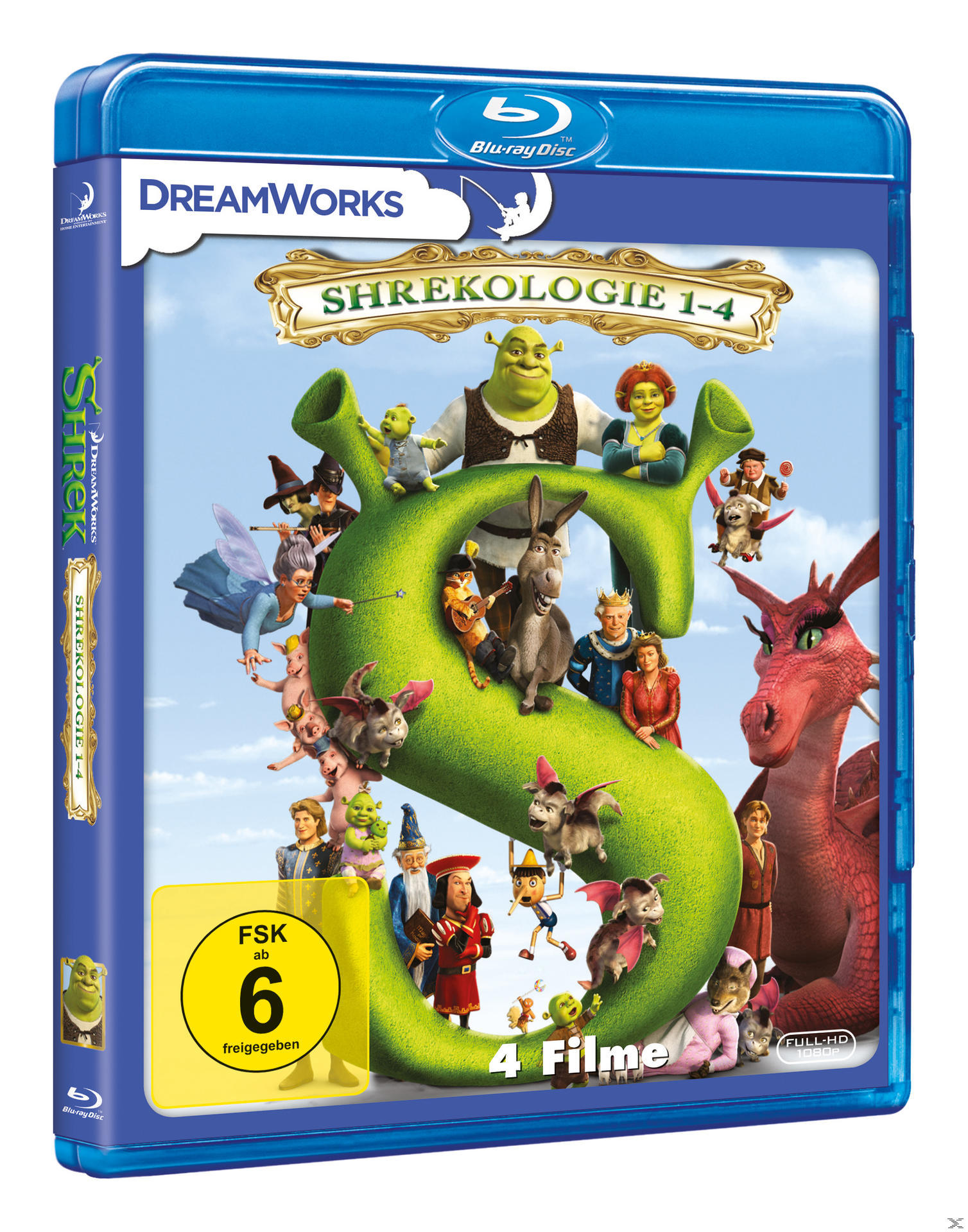 Shrek 1-4 - Die Komplette Shrekologie Blu-ray