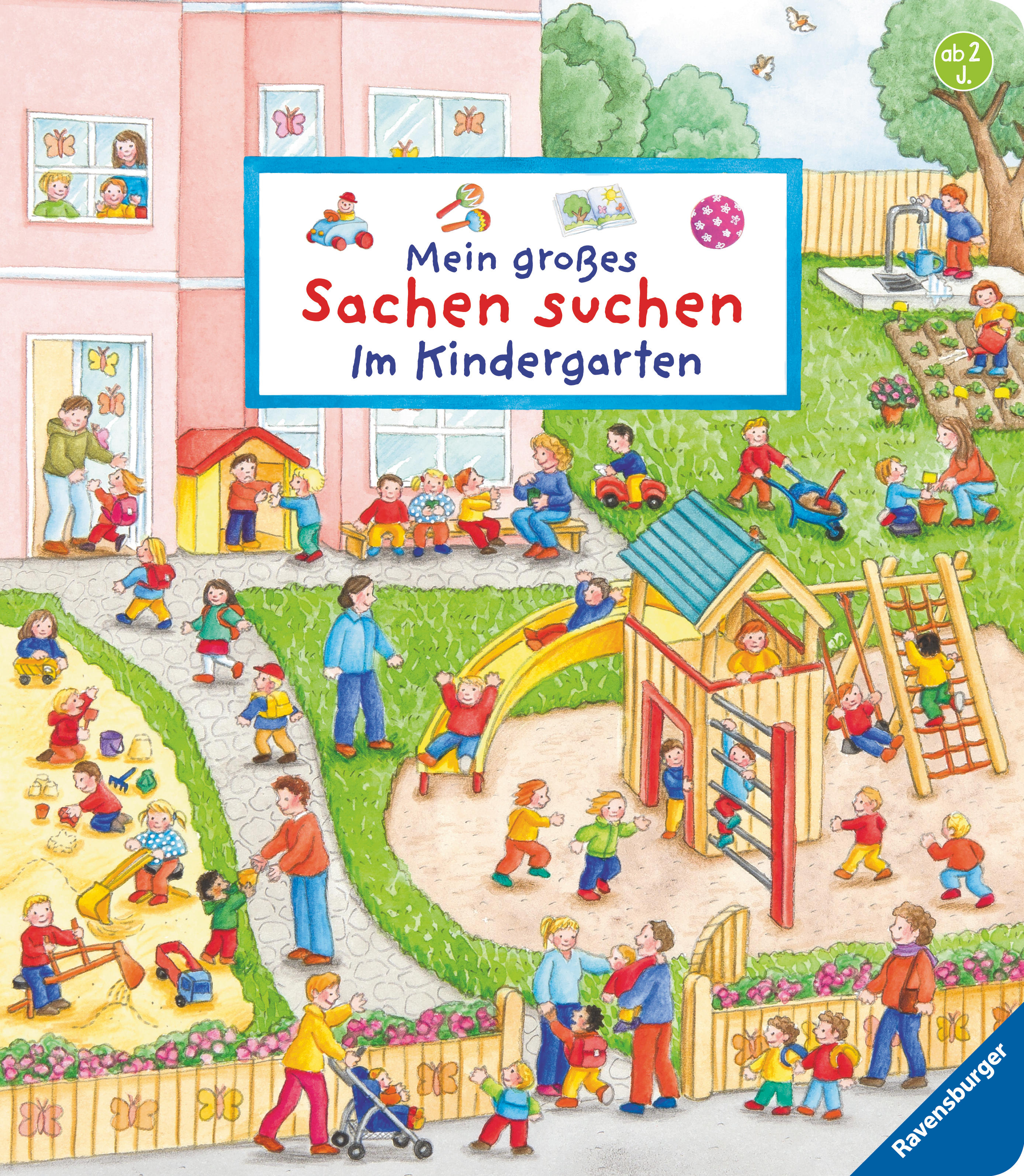 Mein großes Sachen suchen: Im Kindergarten