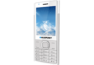 BLAUPUNKT FL01 fehér - ezüst nyomógombos kártyafüggő mobiltelefon + MyMinute kártya
