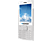 BLAUPUNKT Outlet FL01 fehér - ezüst nyomógombos kártyafüggő mobiltelefon + MyMinute kártya