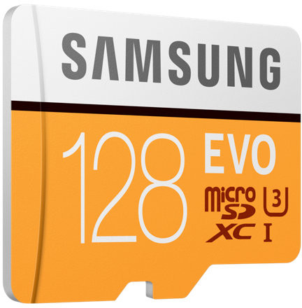 SAMSUNG Geheugenkaart microSDXC EVO 128 GB UHS-I (MB-MP128GA/EU)