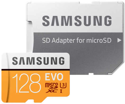 SAMSUNG Geheugenkaart microSDXC EVO 128 GB UHS-I (MB-MP128GA/EU)