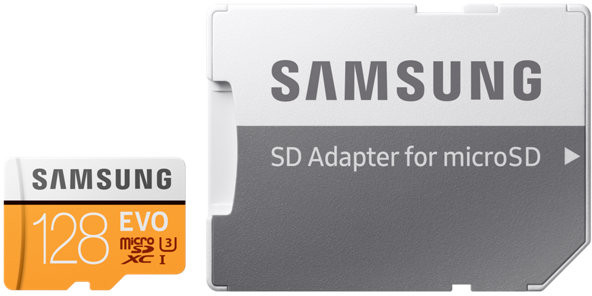 SAMSUNG Geheugenkaart microSDXC EVO 128 GB UHS-I (MB-MP128GA/EU)