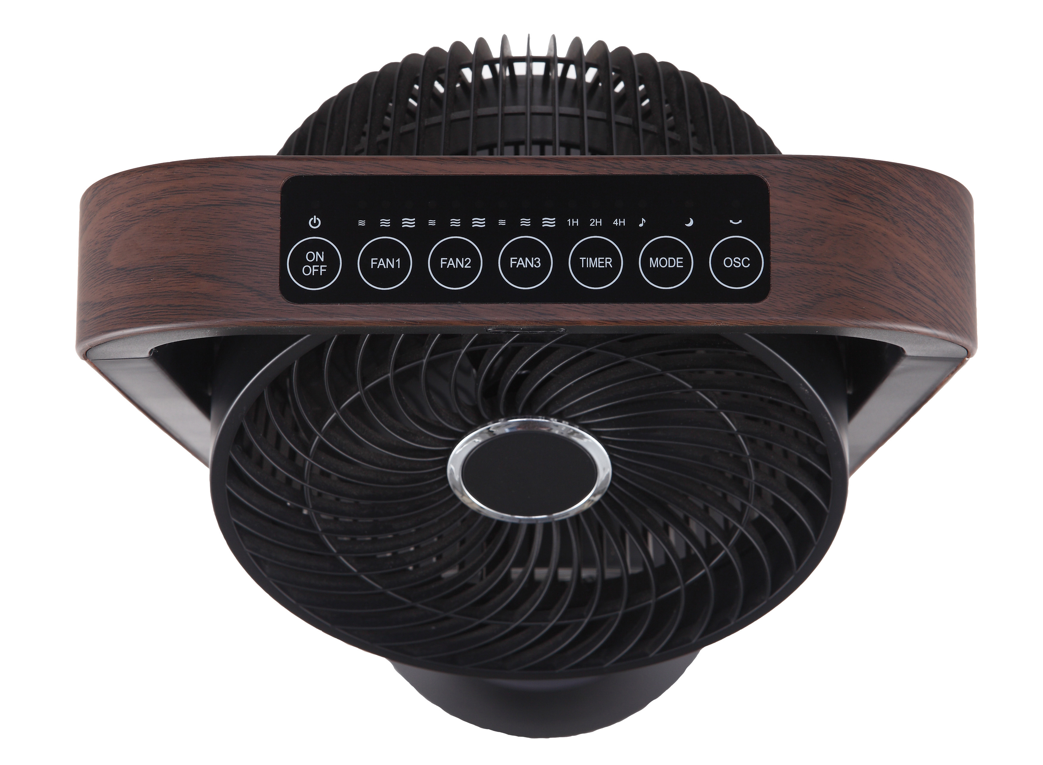 BECOOL BC-100TU1802F Triple Turmventilator Schwarz/Braun (105 Watt)