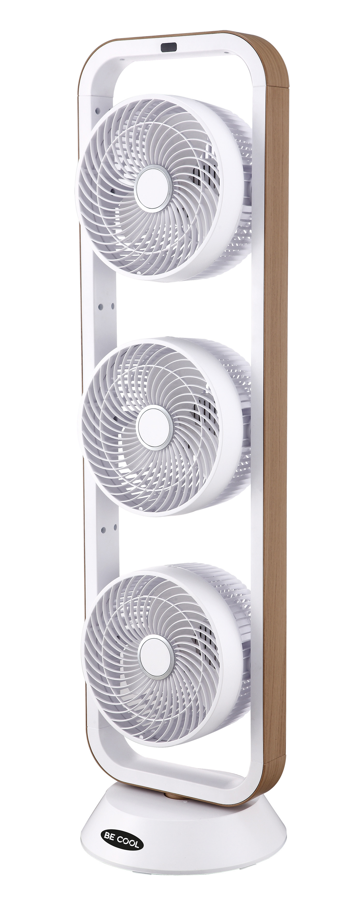 BECOOL BC-100TU1801F Triple Turmventilator Weiß/Braun (105 Watt)