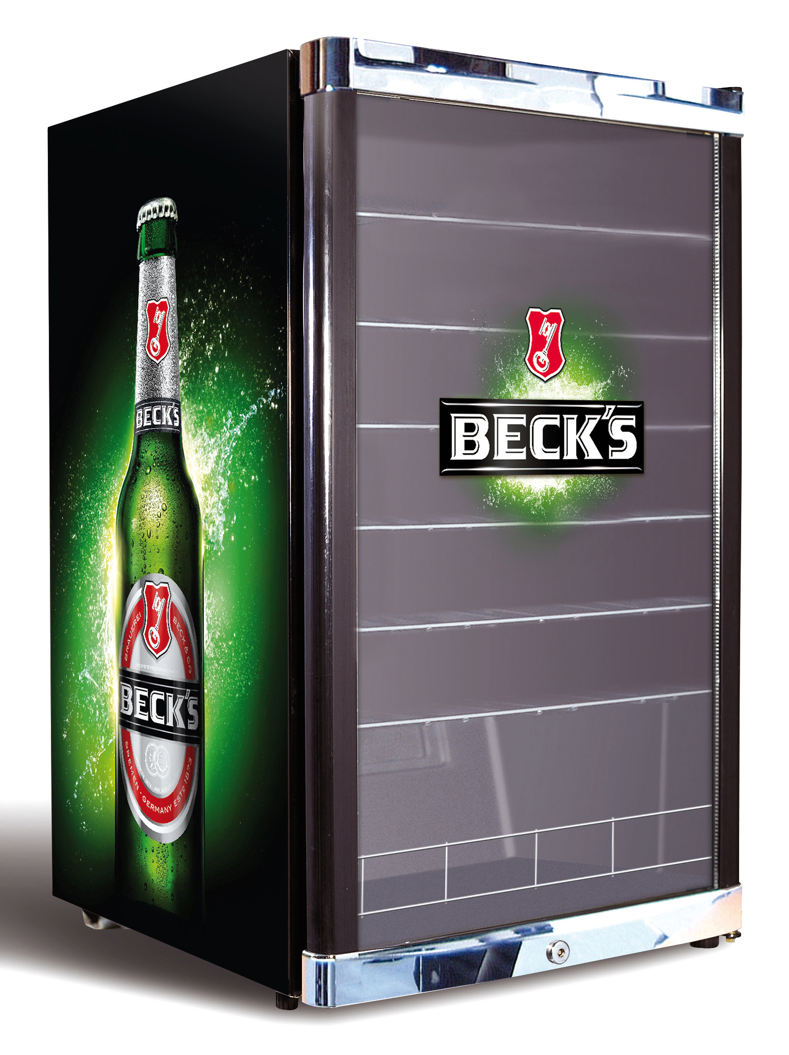 CUBES CC 241 Kühlschrank (115 l, F, 845 mm hoch, Schwarz)