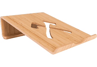 WOODCESSORIES WOODCESSORIES EcoLift Mini - Supporto per MacBook in vero legno - Bambú - Supporto notebook (Bambù)