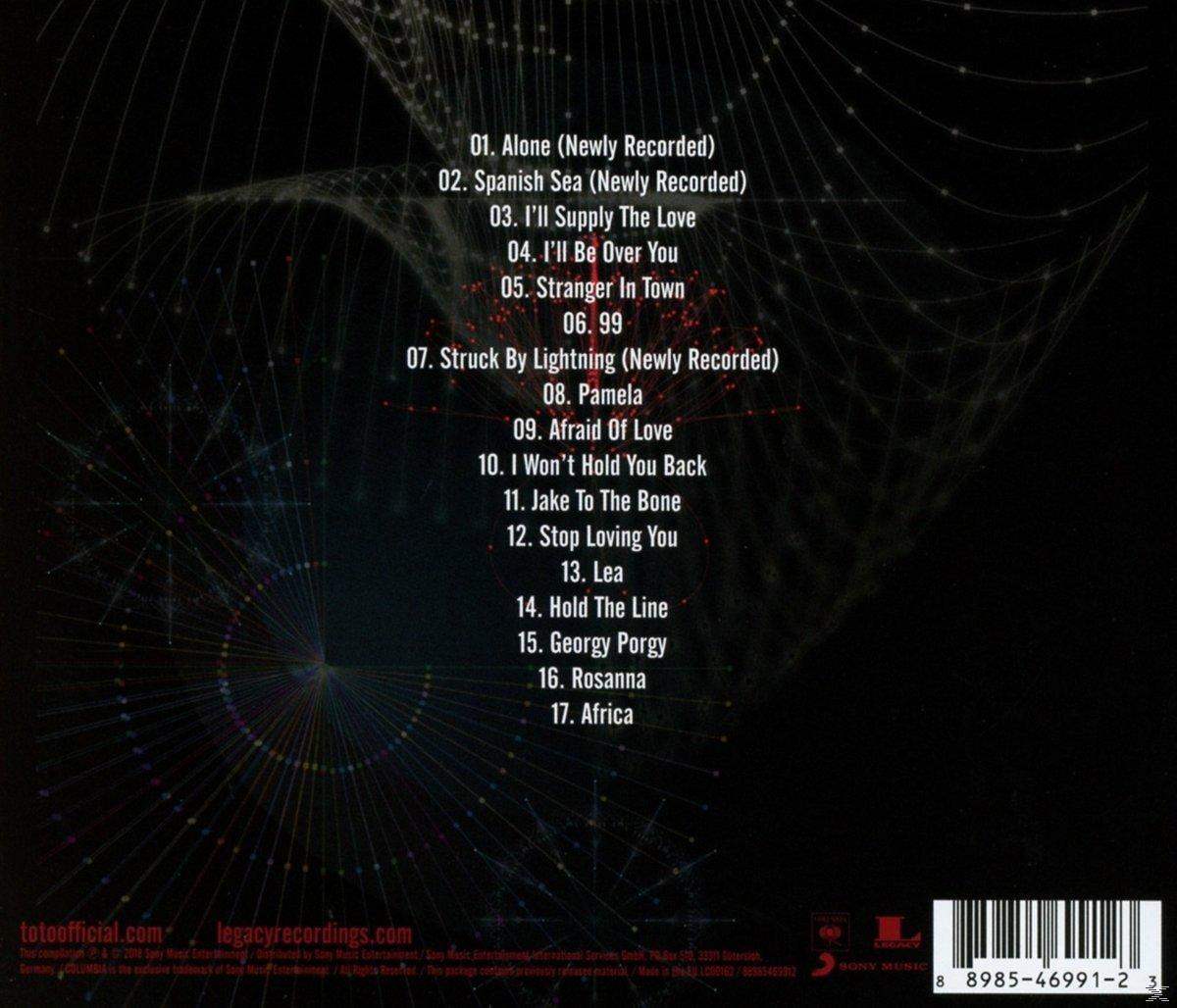 Album-Rückseite mit Titelliste, Logo und Text.