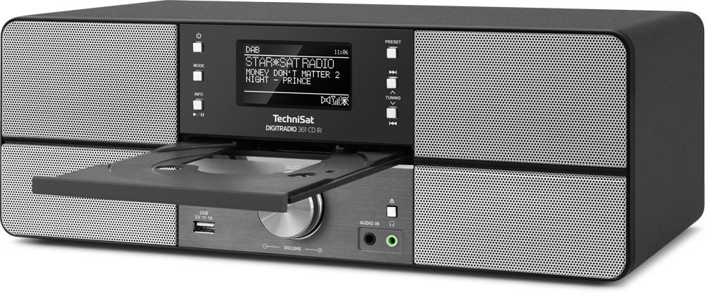 TECHNISAT DIGITRADIO 361 CD IR Internetradio, Anthrazit