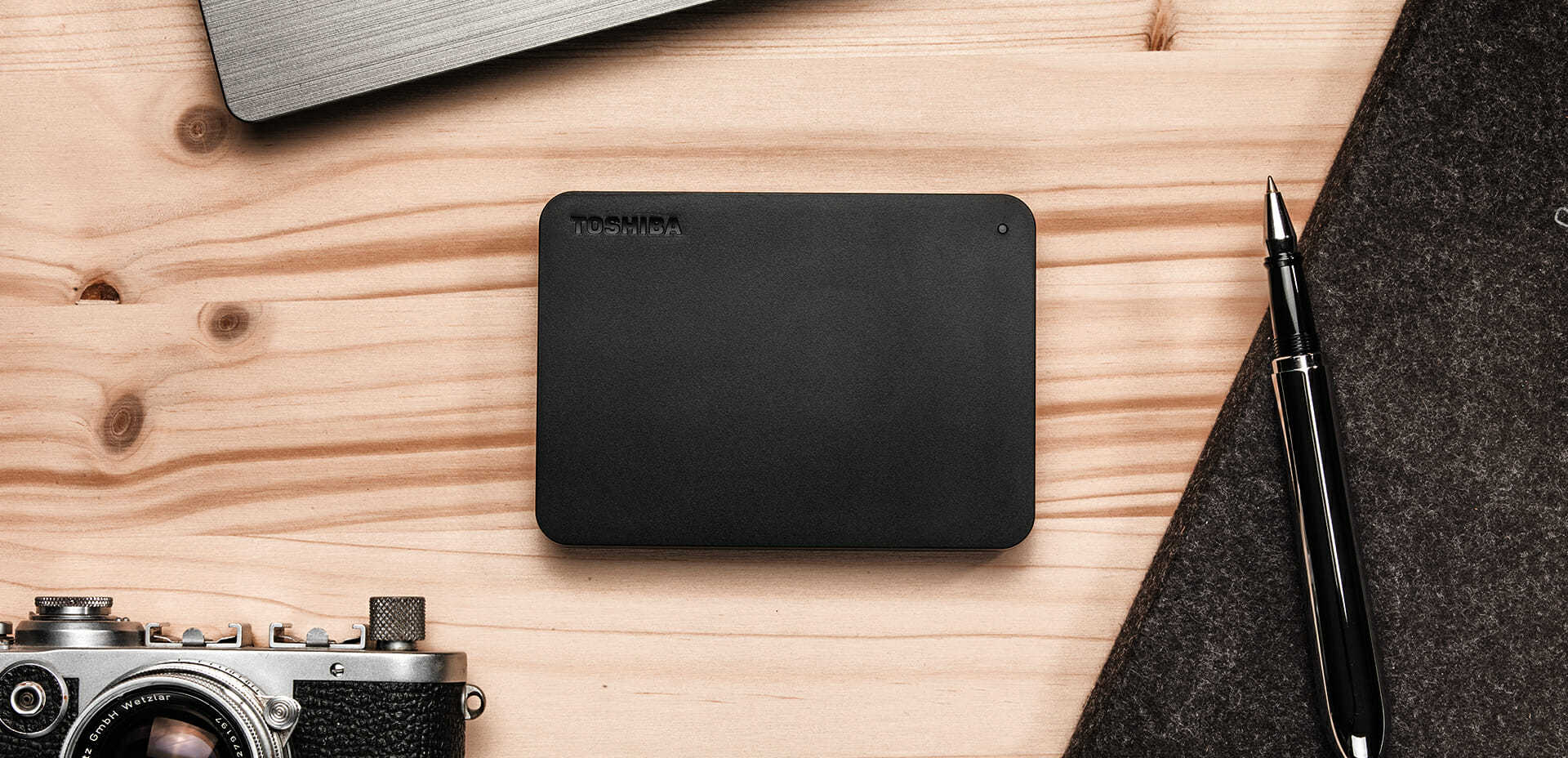 TOSHIBA BASICS Festplatte, 500 GB HDD, Matt Schwarz