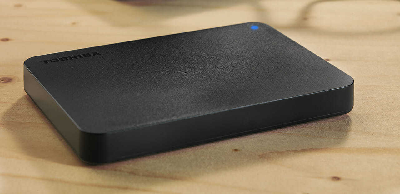 TOSHIBA BASICS Festplatte, 500 GB HDD, Matt Schwarz