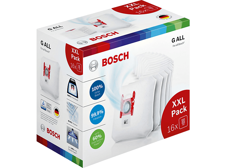 Bosch BBZ 16 Gall Staubsaugerbeutel 16 Stück, passend für: Bosch