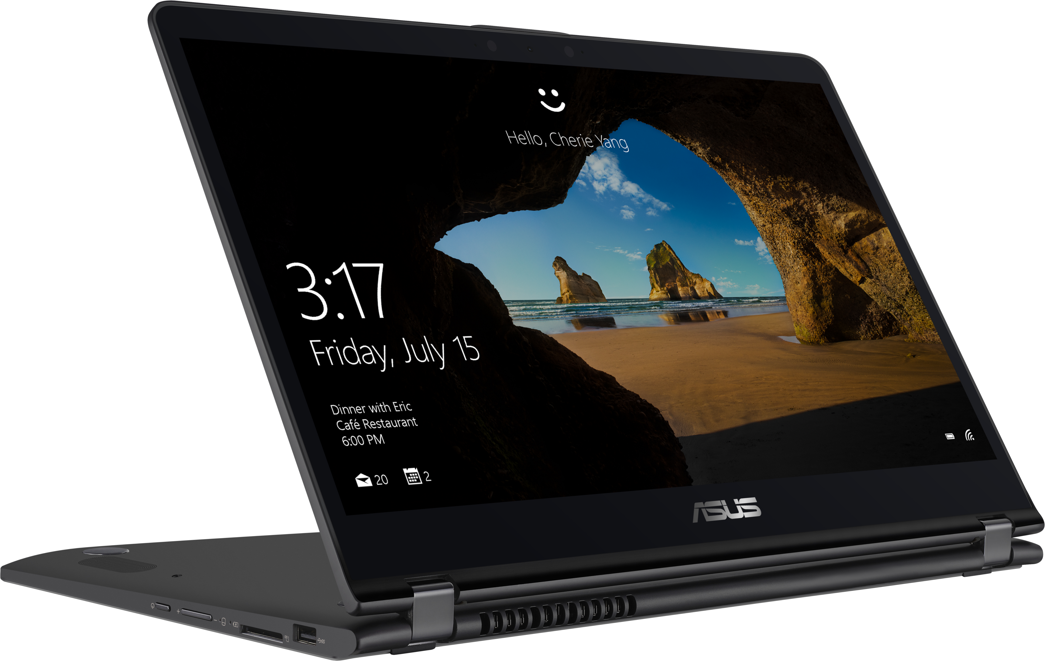 ASUS Convertible UX561UD-E2052T, grau (90NB0G21-M00800) Convertible, 15,6 Zoll, UHD 4K, Intel® Core™ i7-8550U Prozessor
(8M Cache, bis zu 4.00 GHz), 16 GB, 2000 GB HDD + 256 GB SSD