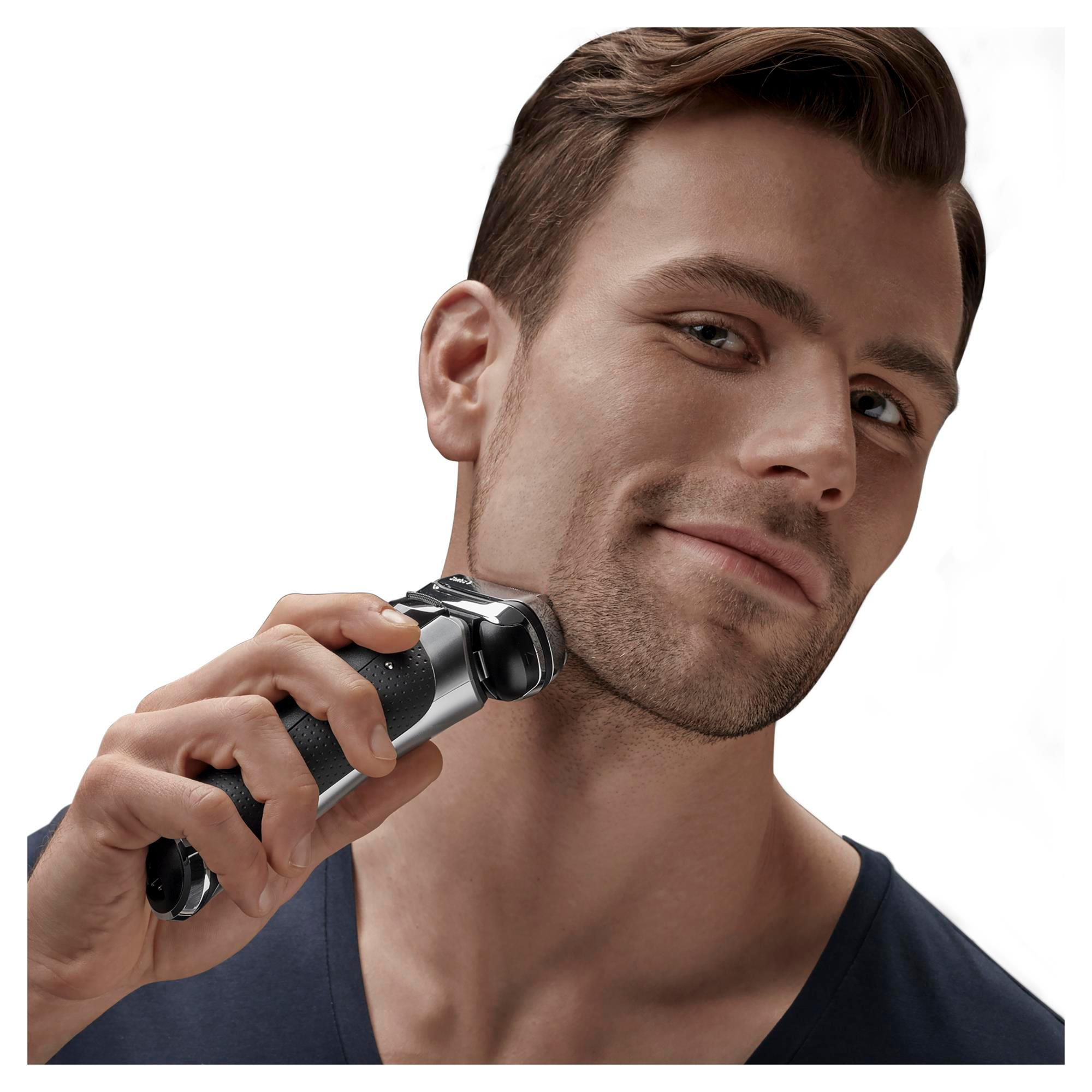 BRAUN Braun Series 9  Rasierer Silber (SyncroSonic™ Technologie, Reinigungsstation: Ja)
