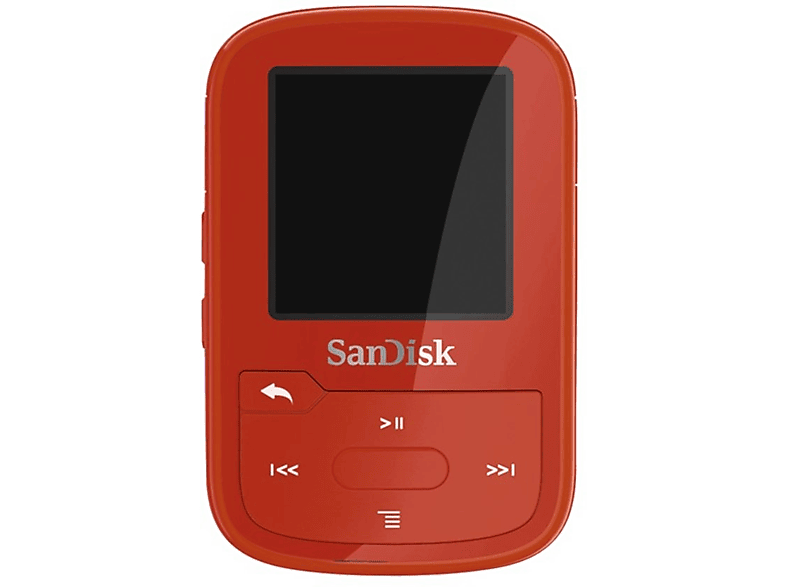 SANDISK MP3-speler Clip Sport Plus 16 GB Rood (173392)