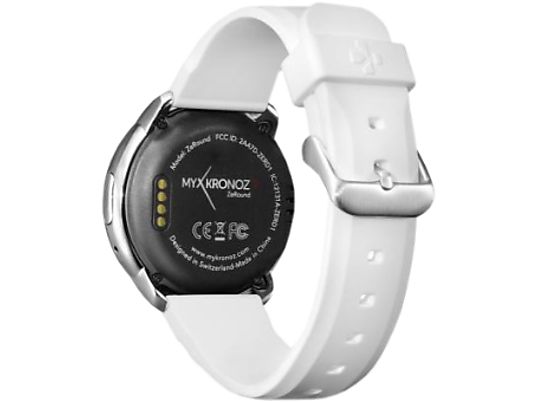 MYKRONOZ ZeRound2 - Smartwatch (Weiss / Silber)