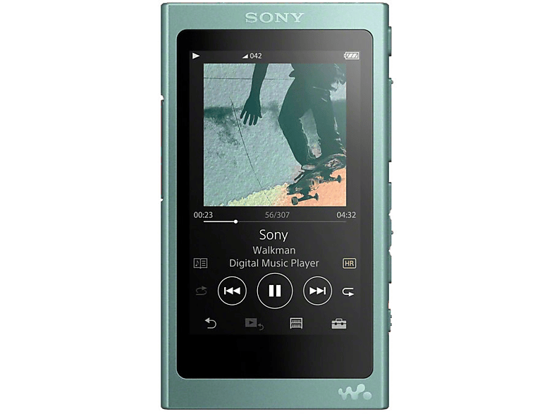 SONY MP3-speler Walkman Hi-res Audio 16 GB Groen (NWA45G.CEW)