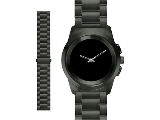 MYKRONOZ ZeTime Elite - Smartwatch (22 mm, metallo, Nero)