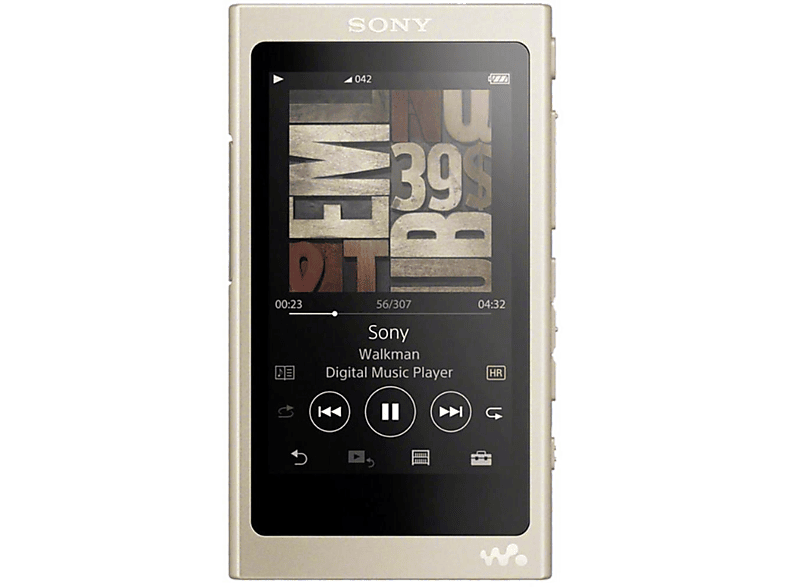 SONY MP3-speler Walkman Hi-res Audio 16 GB Goud (NWA45N.CEW)