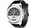 MYKRONOZ ZeTime Original - Hybrid Smartwatch (22 mm, Silikon, Schwarz / Silber)