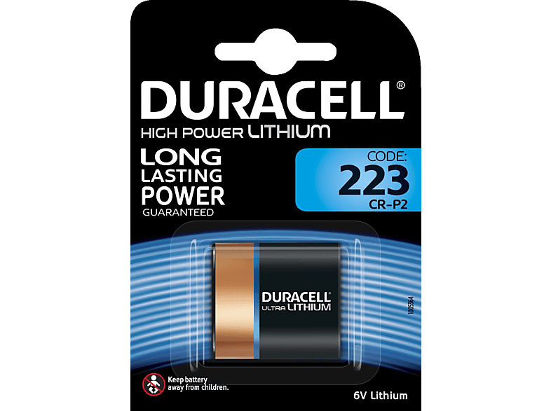 Ultra Specialty 6 DURACELL Lithium, Stück 1 Batterie, Volt 223
