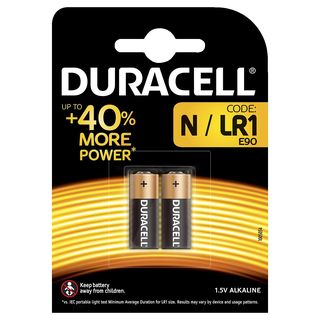 DURACELL N LLP ALKALINE 2PCS - Batterie (Schwarz/Kupfer)
