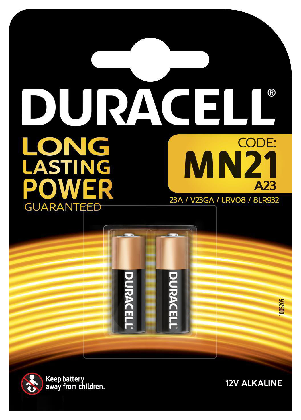Stück Alkaline, MN21 Volt DURACELL Batterie, Specialty 2 12