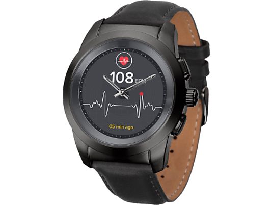 MYKRONOZ ZeTime Premium - Smartwatch (18 mm, Schwarz)